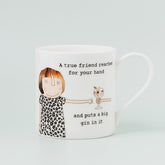 Boxed Bone China Mug – True Friend